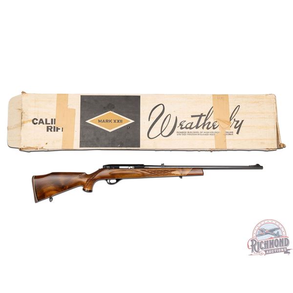 1975 Weatherby Mark MK XXII .22LR Semi-Auto Rifle with Detachable Magazine in Original Box