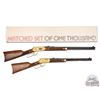 Image 2 : NICE Winchester Matched Set of One Thousand 94 & 9422M Deluxe Lever Action Rifles in Original Boxes