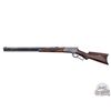 Image 3 : RARE Antique Winchester 1886 Fancy .50-110 EXPRESS Lever Action Rifle w/ Letter & 67 Brass Rounds