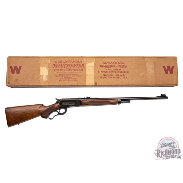 Immaculate Pre-64 Winchester Model 71 Deluxe .348 WCF Lever Action Rifle in Original Box