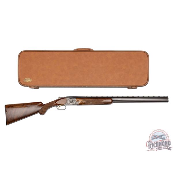 Outstanding Francois Marachal Engraved Belgium Browning Superposed Diana Grade Shotgun 20 GA & Case