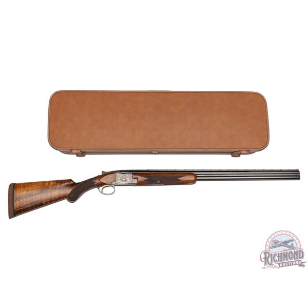 Peter Marachal Double Signed Belgium Browning Superposed Diana Grade Shotgun in 20 Gauge