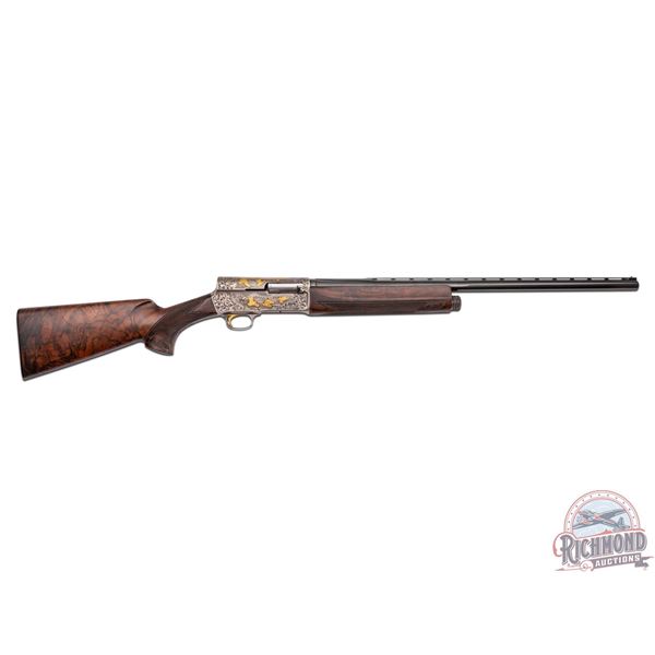 Outstanding P. Lallemand Engraved Belgium Browning Grade IV A5 Shotgun in 20 Gauge