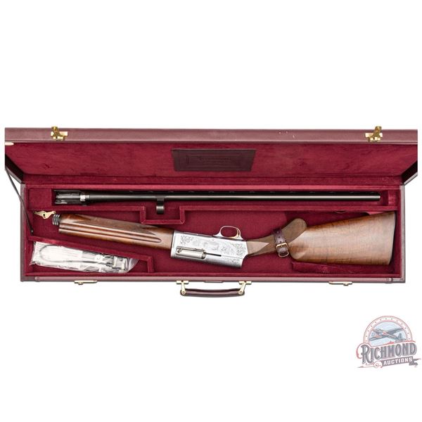 Browning Original Auto 5 Custom Shop 20 GA Magnum B4 Engraved & Signed B.Romainville with Case