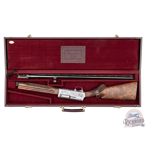 Browning Original Auto 5 Custom Shop 20 GA Magnum B3 Engraved & Signed B.Romainville with Case