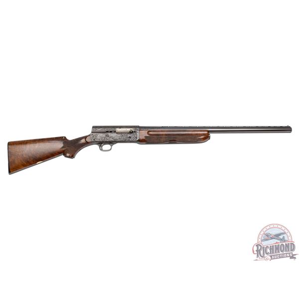 1949 RARE Remington Custom Shop Ennis Engraved Model 11 Grade F Sportsman 12 GA Semi-Auto Shotgun