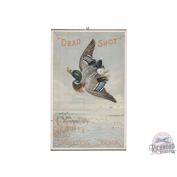 American Powder Mills "Dead Shot" Smokeless Black Paper Poster