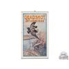 Image 1 : Scarce American Powder Mills Deadshot Smokeless Paper Poster