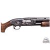 Image 2 : Beautiful 1917 Winchester Model 12 Trap Deluxe 12 GA Shotgun Engraved, Gold & Silver Inlaid