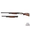 Image 3 : STUNNING Winchester Model 12 Skeet 2 Barrel Deluxe 12 GA Pump Action Shotgun Angelo Bee Engraved