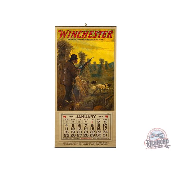 Excellent 1914 Winchester Repeating Arms Co Calendar