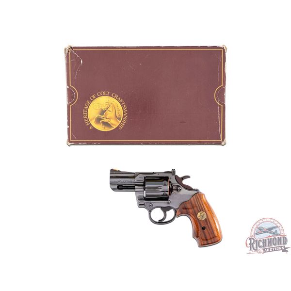 RARE 1989 Colt Custom King Cobra .357 Mag Blued 2.5" DA Revolver with Factory Archive Letter