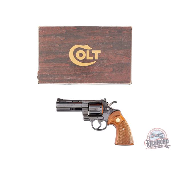 1979 Colt Python .357 Magnum Double Acton Revolver 4" Blued in Original Box
