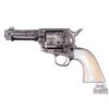 Image 1 : RARE STUNNING 1884 Colt SAA Frontier Six Shooter .44-40 Revolver Engraved Mother of Pearl Grips