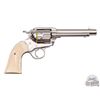 Image 3 : NICE Ruger New Vaquero Bisley .357 MAG / .38 SPL Single Action Revolver Stainless in Original Case