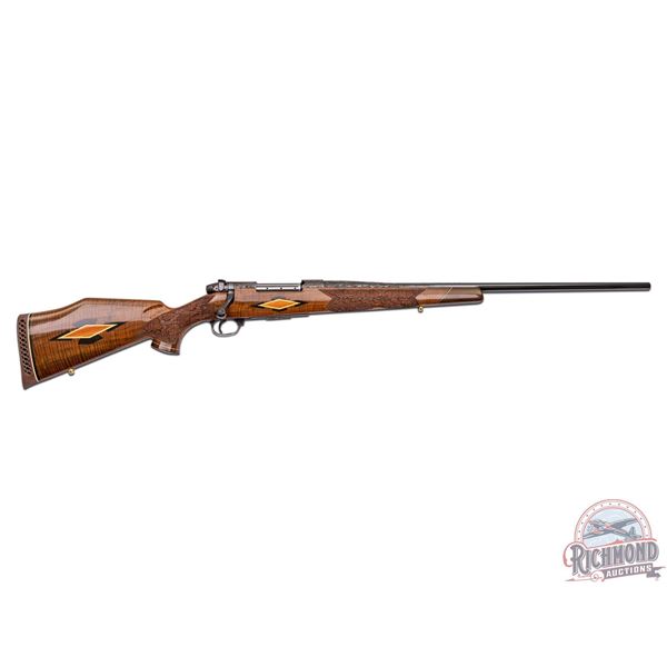 1971 Stunning Weatherby Crown Custom Engraved Mark V 340 MAGNUM Bolt Action Rifle