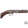 Image 2 : Rare Angelo Bee Engraved Belgium Browning Grade III, 1914 Model "A" Top Loader Semi-Automatic Rifle