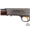 Image 5 : Rare Angelo Bee Engraved Belgium Browning Grade III, 1914 Model "A" Top Loader Semi-Automatic Rifle