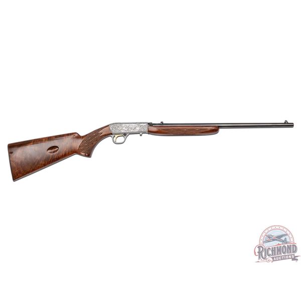 L. Severin Engraved Belgium Browning SA Grade III Semi-Automatic Rifle