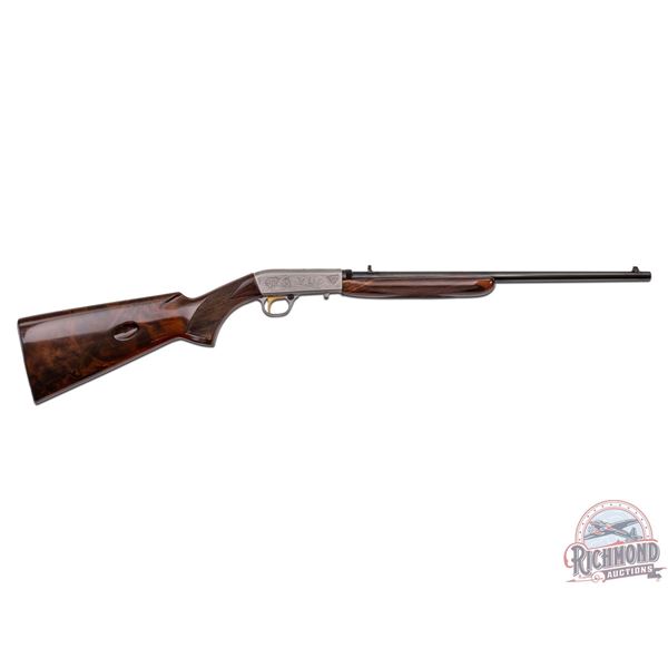 Belgium Browning Grade II SA Semi-Automatic Rifle Engraved by Charles Servais