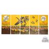 Image 2 : Early & Complete 1920 Winchester "Goose Hunting" & "Thanksgiving Turkey" 5 Panel Display Sign