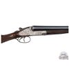 Image 2 : Antique Holland and Holland Royal Ejector Shotgun in Vintage Maker Label Oak and Leather Trunk Case