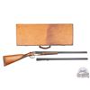 Image 1 : RARE EARLY 1900's FN Belgium Anson Fusil 12 GA Two Barrel SxS Set Engraved by Rene DeWil with Case