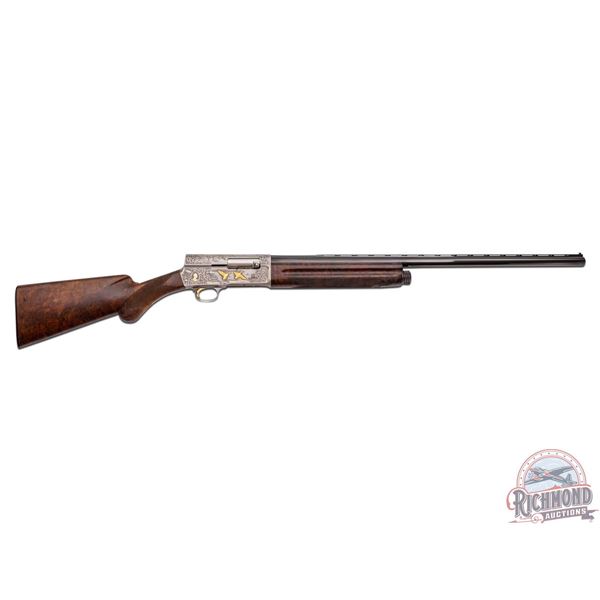 RARE 1984 Browning A5 Gold Classic 12 Gauge Semi-Auto Shotgun Engraved Double Signed & Original Box