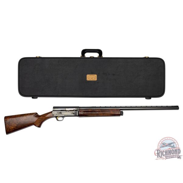 Engraved 1 of 2500 Belgian Browning Auto-5 Two Millionth Commemorative Light Twelve Shotgun & Case