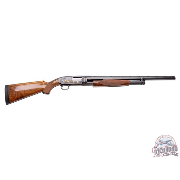 Amazing Winchester Model 12 Pigeon Grade 12 GA Shotgun Angelo Bee Engraved & Gold Inlaid