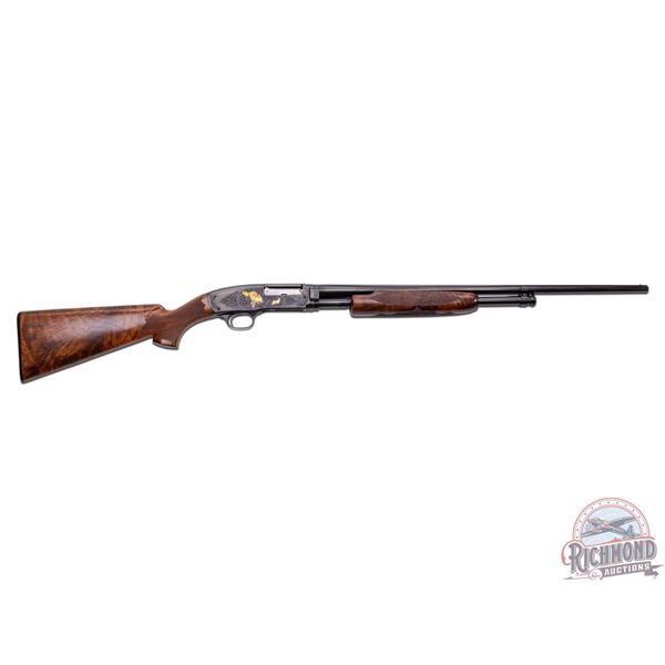 Unique Pre-War Winchester Model 42 Skeet .410 GA Shotgun Engraved & Gold Inlaid by Ken Hurst