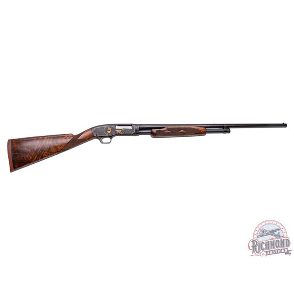 Unique Pre-War Winchester Model 42 Skeet Pigeon Grade .410 GA Shotgun Engraved & Gold Inlaid