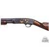 Image 4 : Unique Pre-War Winchester Model 42 Skeet Pigeon Grade .410 GA Shotgun Engraved & Gold Inlaid
