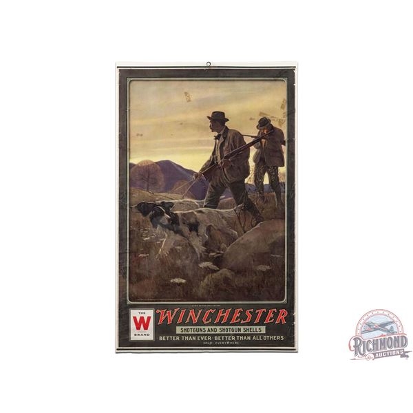 1910 Winchester "Dawn of the Open Season" Paper Poster by N.C. Wyeth