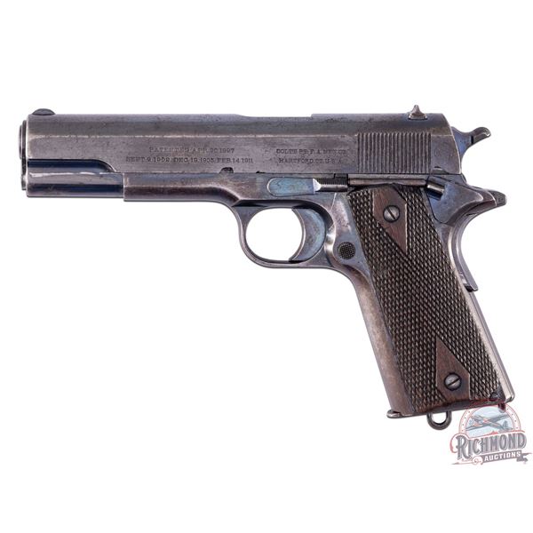 SUPER RARE Colt 1911 First Year 2 Digit Serial .45 ACP Semi-Auto Pistol w/ Archive Letter
