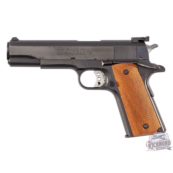 1991 Colt MK IV Series 80 1911 Government Model .45 ACP Semi-Auto Pistol