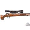 Image 2 : Early 1960's Weatherby Mark V Deluxe .270 WBY Mag Bolt Action Rifle Custom Engraved w/ B&L Scope