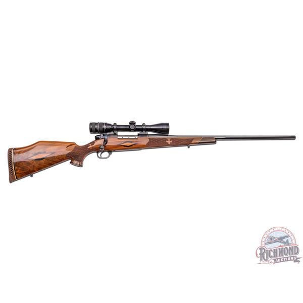 1986 Weatherby Mark V Deluxe .378 WBY MAG Bolt Action Rifle with Factory Scope