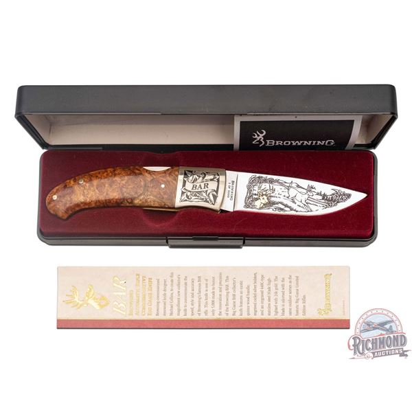 Browning Big Game BAR Limited Edition Collector Folder Knife in Original Case