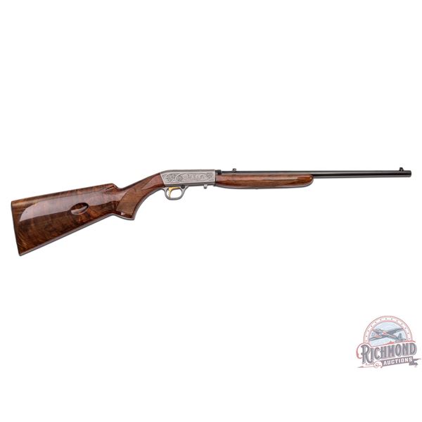 L. Severin Engraved Belgium Browning SA Grade II Semi-Automatic Rifle