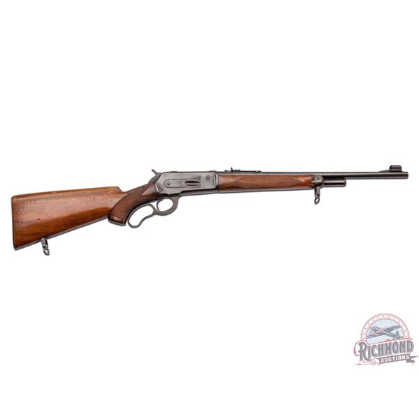 Pre-War Winchester Model 71 Deluxe Carbine Lever Action .348 WCF Rifle