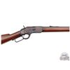 Image 2 : Winchester Model 1873 .38 Cal Lever Action Rifle Kings Improvement With Octagon Barrel
