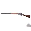 Image 3 : Winchester Model 1873 .38 Cal Lever Action Rifle Kings Improvement With Octagon Barrel