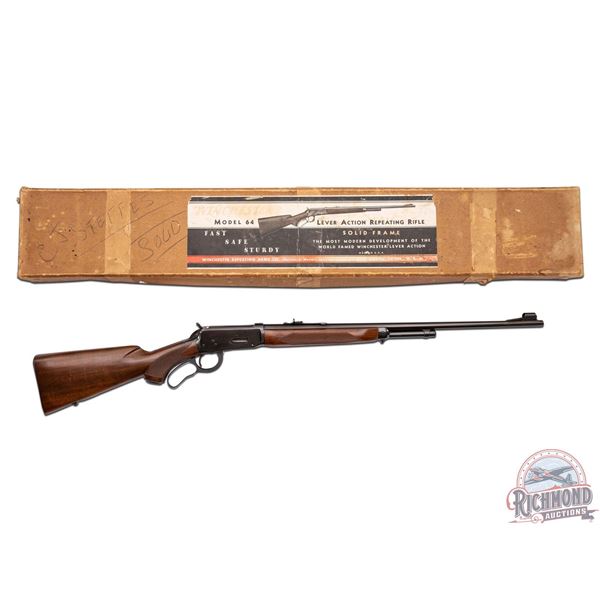 NICE Pre-64 Winchester Model 64 Deluxe .30-30 WIN Lever Action Rifle w/ Original Box