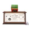 Image 1 : RARE Merit Gunsight Co "Peep Sight Efficiency" Wood Counter Sales Display & Brochures