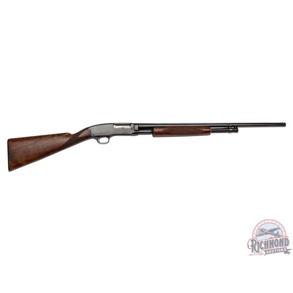 Winchester Model 42 Shotgun with Straight Grip and Solid Rib
