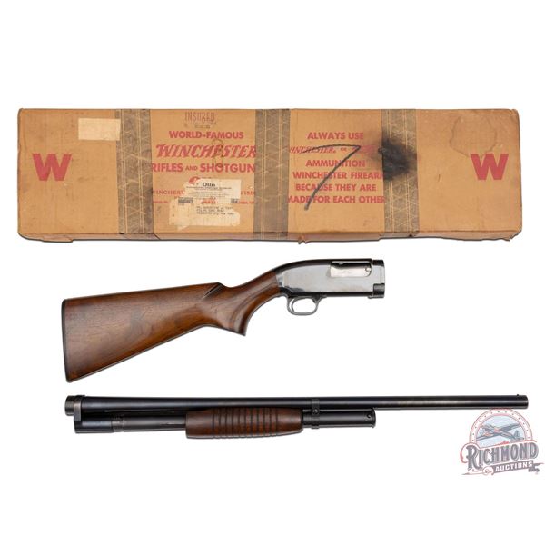 NICE 1959 Winchester Model 12 Pump Action 16 GA Shotgun in Factory Box