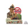 Image 1 : 1932 US Cartridge Co US Ammunition "Shoot The Best When You Use US" 3D Countertop Display Sign