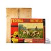 Image 1 : NOS Federal Hi-Power Monark Shot Shells "Retrieving" Easel Back Cardboard Sign & Original Box
