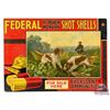 Image 2 : NOS Federal Hi-Power Monark Shot Shells "Retrieving" Easel Back Cardboard Sign & Original Box